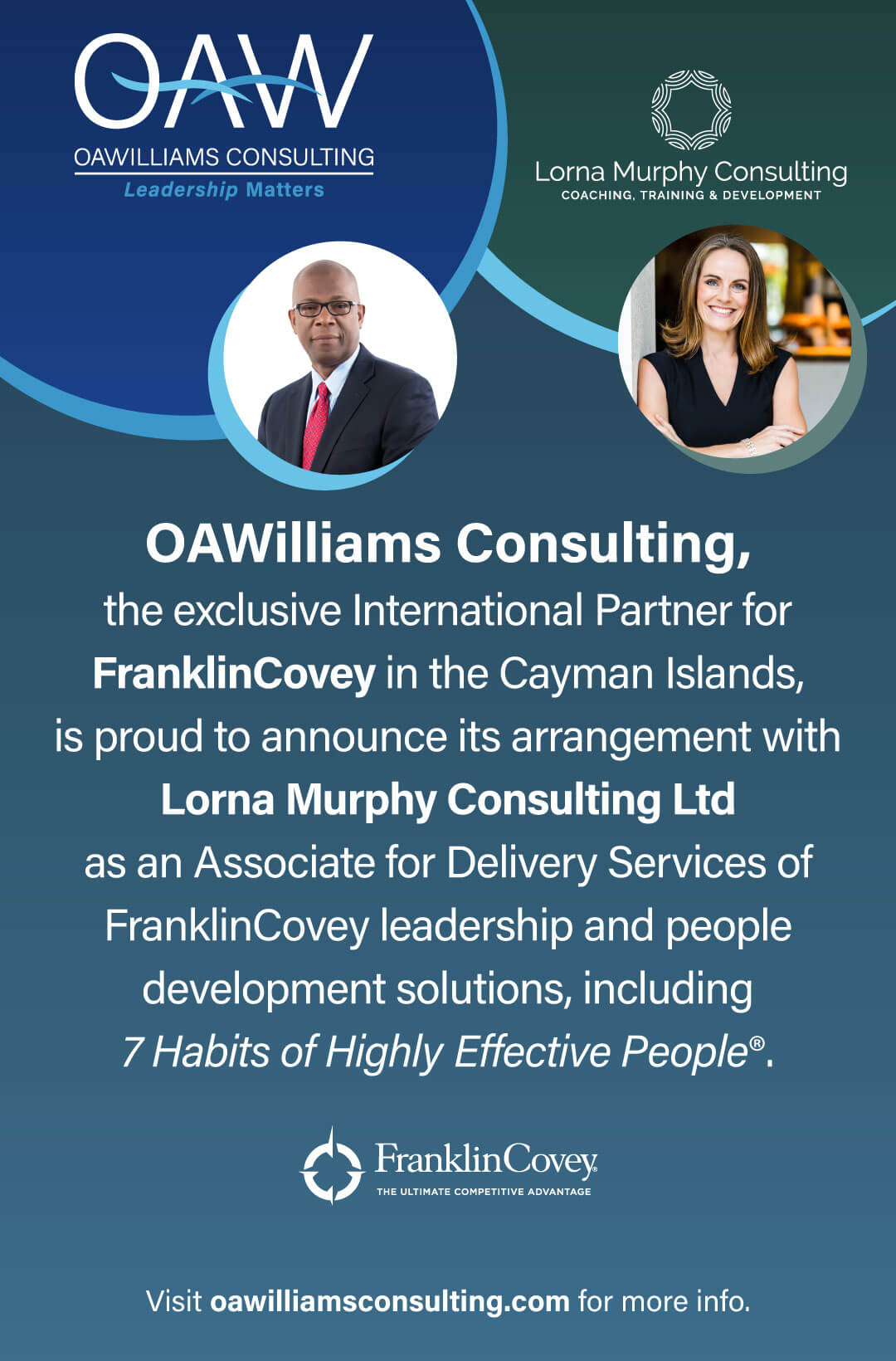 OAWilliams Consulting Arrangement with Lorna Murphy Consulting